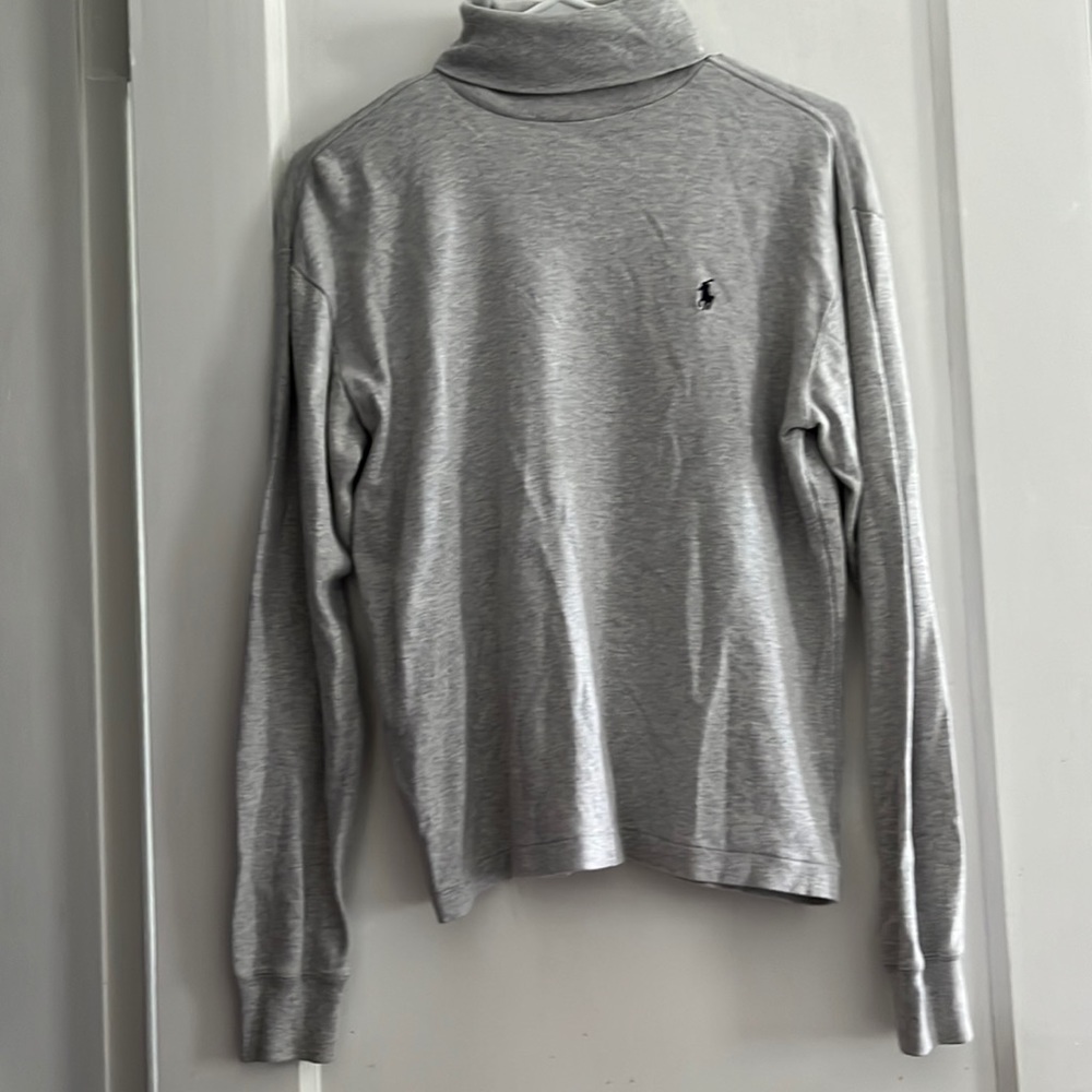 Polo Ralph Lauren grey turtleneck.